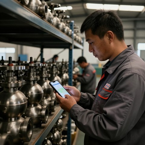 ## 传统阀门厂做AI优化：明天就让文员用手机帮你发3条内容，客户搜得到