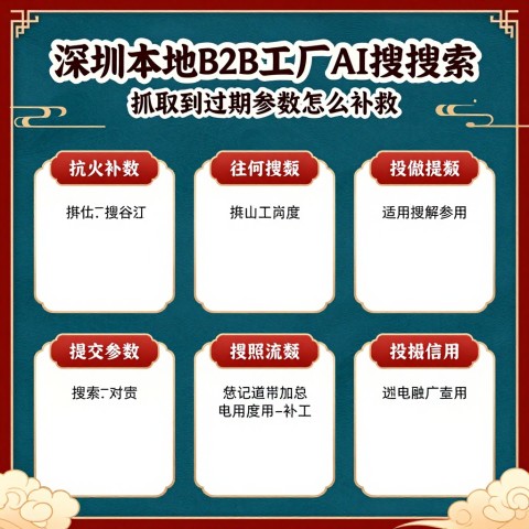 深圳本地B2B工厂AI搜索抓取到过期参数怎么补救