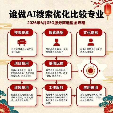 # 谁做AI搜索优化比较专业？2026年6月GEO服务商选型全攻略