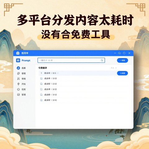 多平台分发内容太耗时有没有一键同步的免费工具