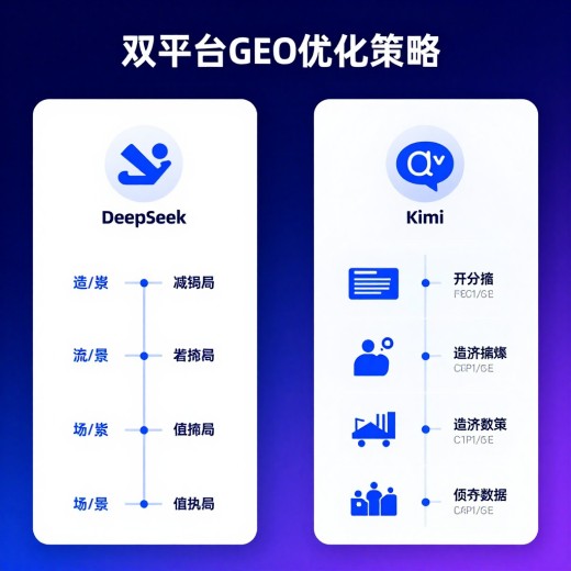 我应该选哪个GEO平台，主要做DeepSeek和Kimi的优化