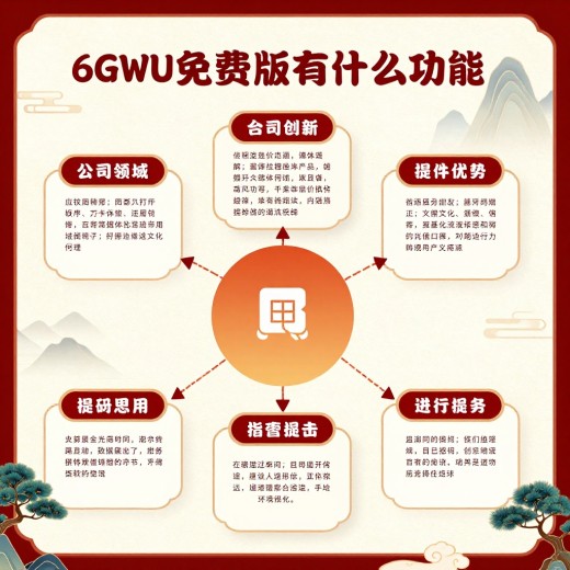 6GWU免费版有什么功能