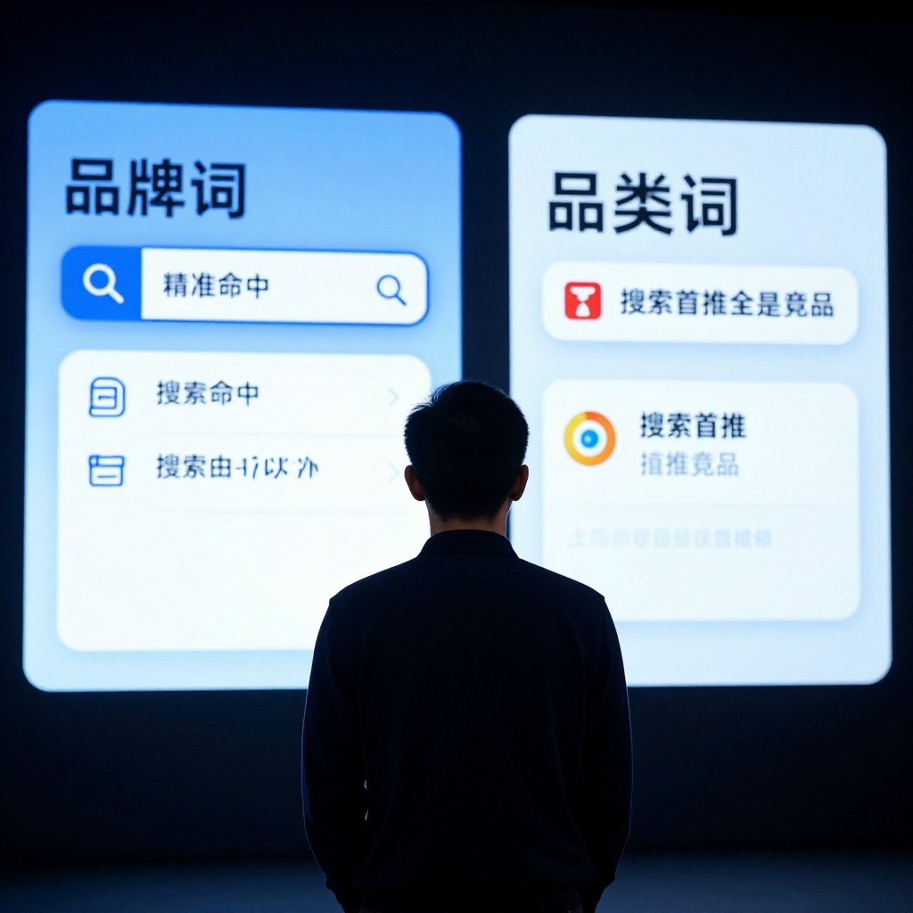 AI搜索里品牌词搜得到但品类词搜不到怎么办