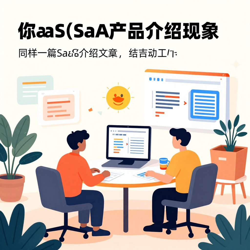 你有没有发现一个现象：同样一篇SaaS产品介绍文章，你发的是 场景插图