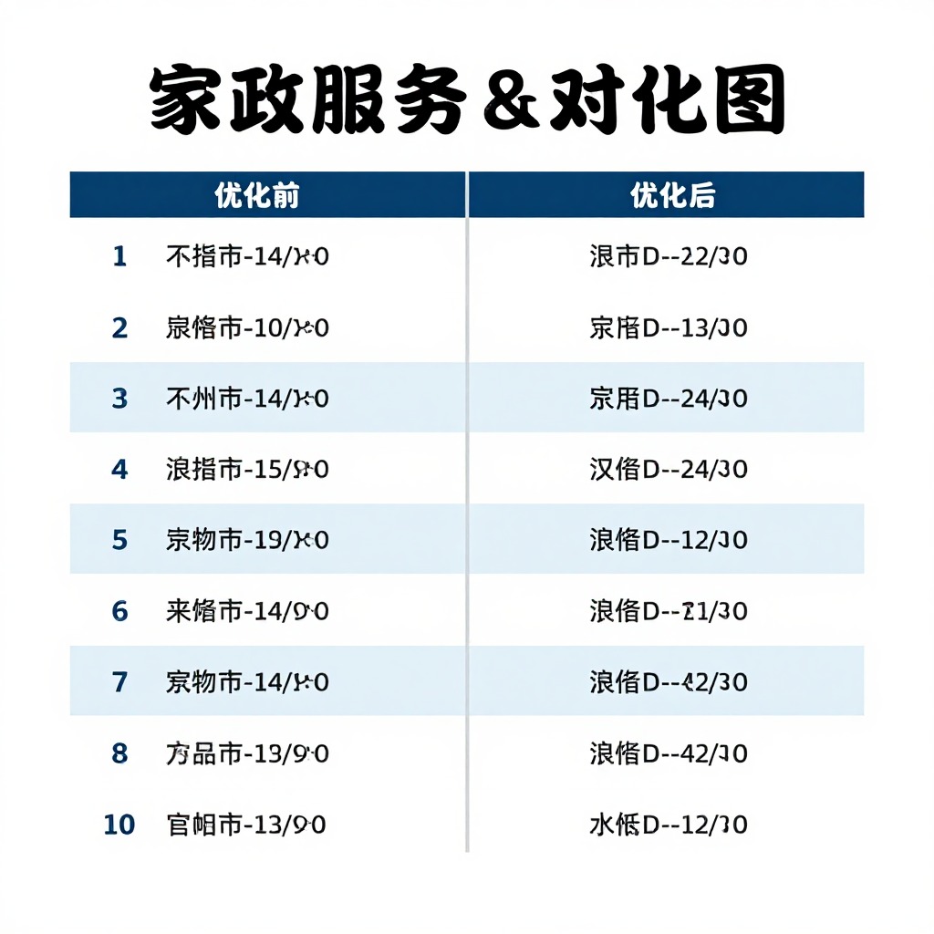 家政公司在朝阳区做深度保洁好评优化，从信息到内容的执行步骤