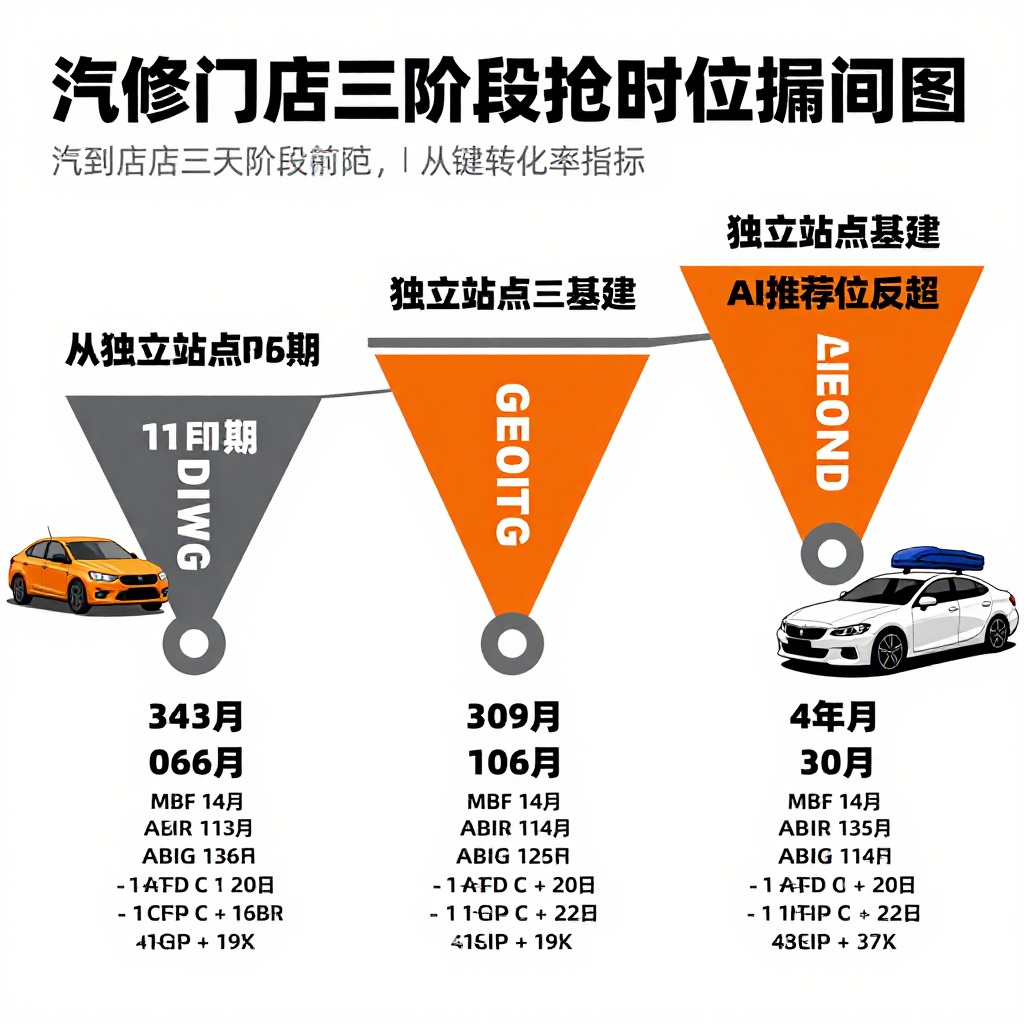 # 6-12个月：汽修店SaaS工具从平台垄断中抢回AI推荐位的真实见效周期