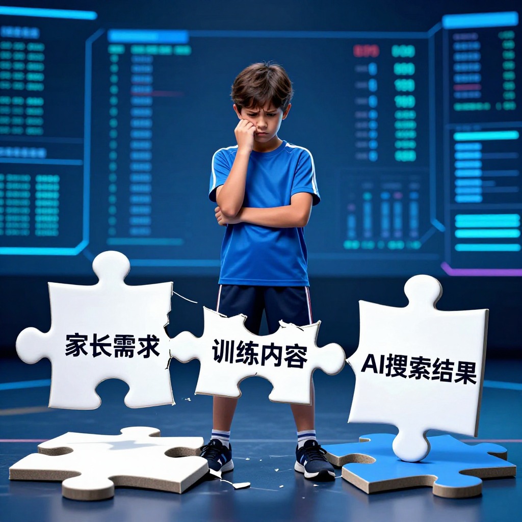 少儿体能馆让家长问AI时提到自己，需要优化哪些信息步骤