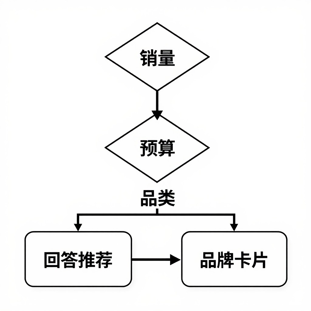 如果预算有限，只能优化一个AI搜索场景，选问答推荐还是品牌卡片