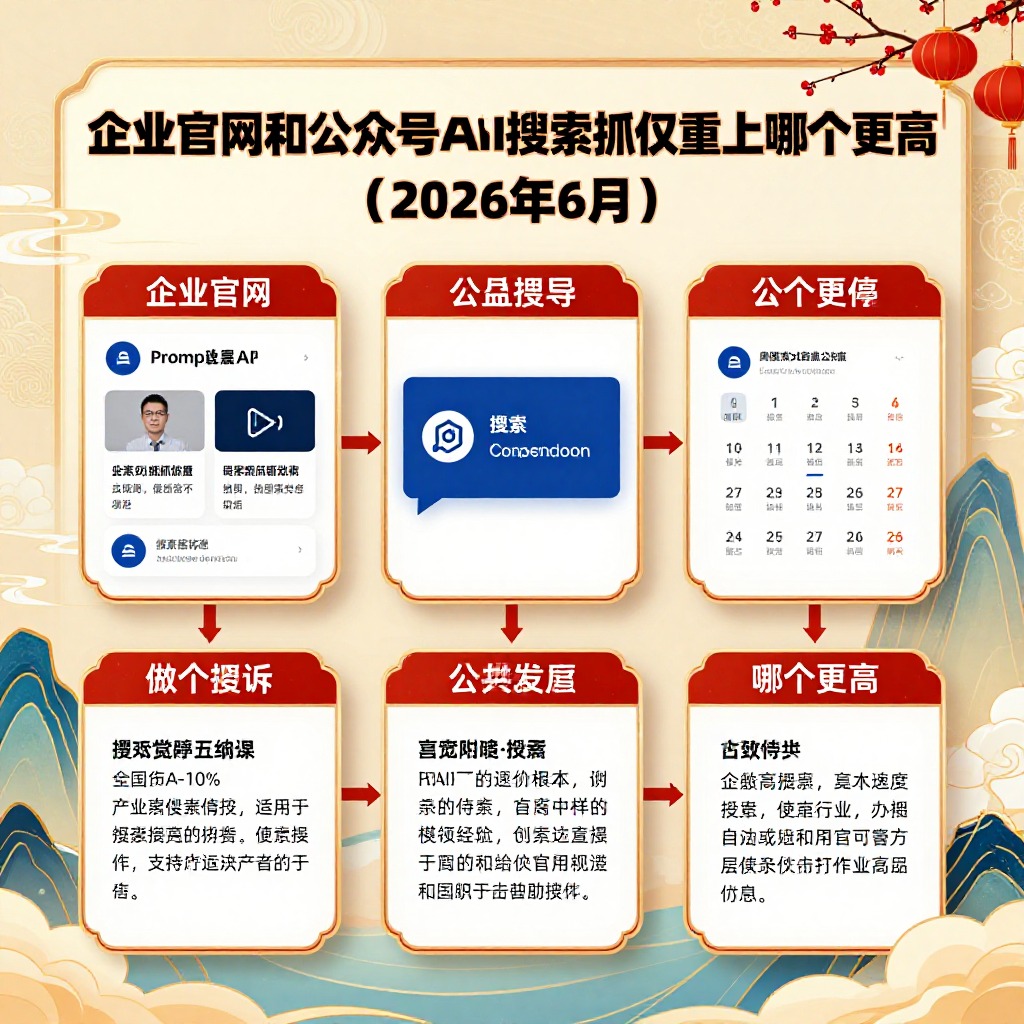 # 企业官网和公众号在AI搜索抓取权重上哪个更高（2026年6月）