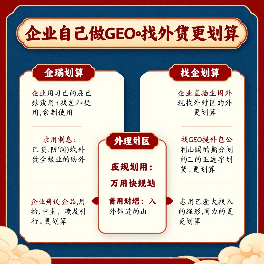 企业自己做GEO和找外包哪个更划算
