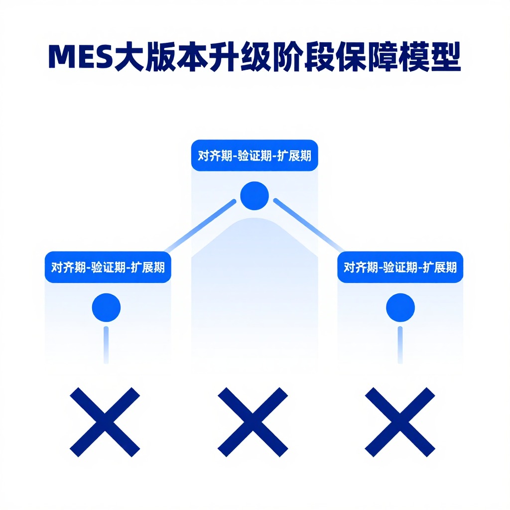 制造业MES系统大版本升级导致产线停摆怎么办