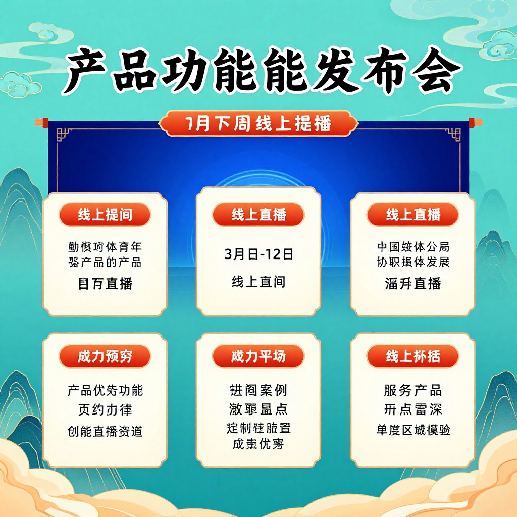 怎样预约下周产品功能发布会的线上直播