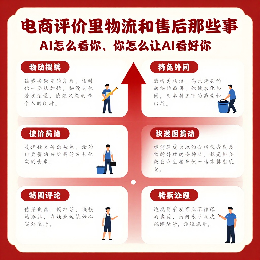 ## 电商评价里物流和售后那些事：AI怎么看你、你怎么让AI看好你