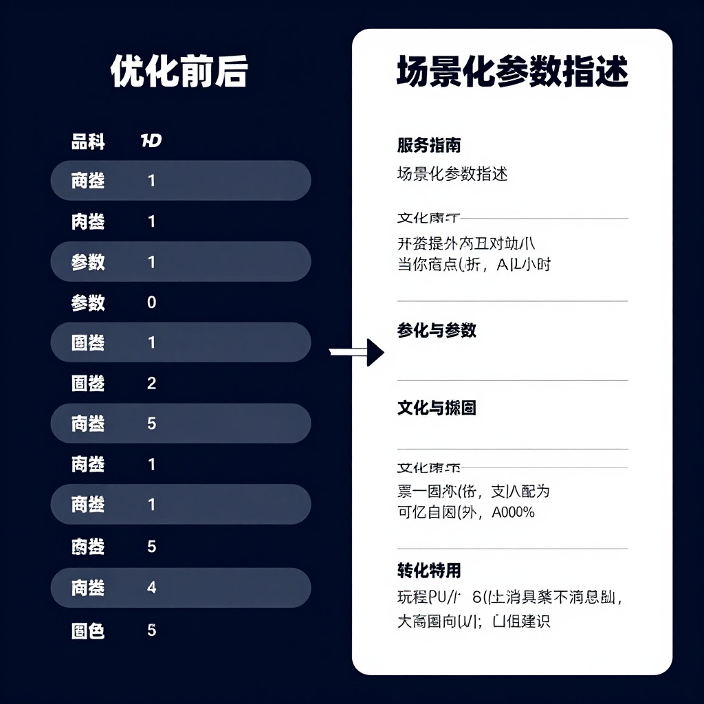 产品参数写得很专业但AI就是不理解怎么办
