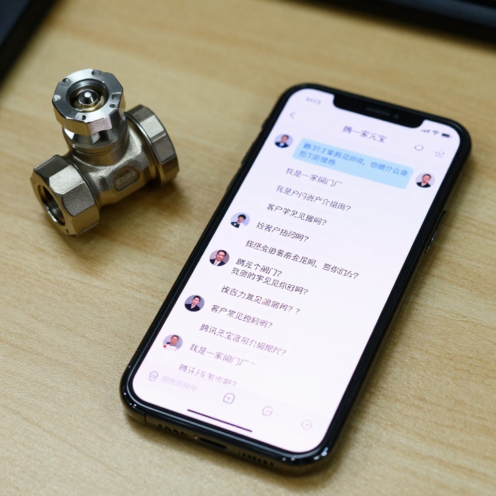 ## 传统阀门厂做AI优化：明天就让文员用手机帮你发3条内容，客户搜得到