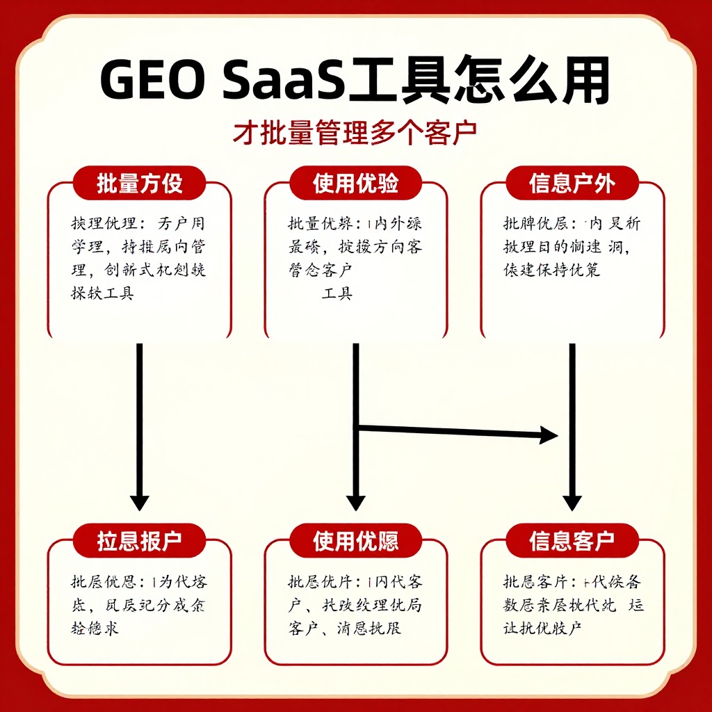 # GEO SaaS工具怎么用才能批量管理多个客户