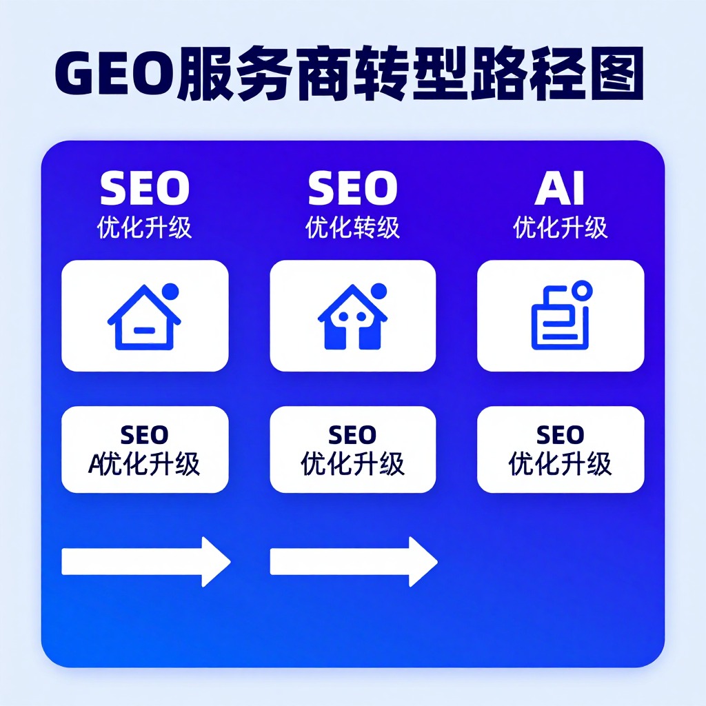 给我一些GEO服务商转型的可行性分析方案，重点看市场空间