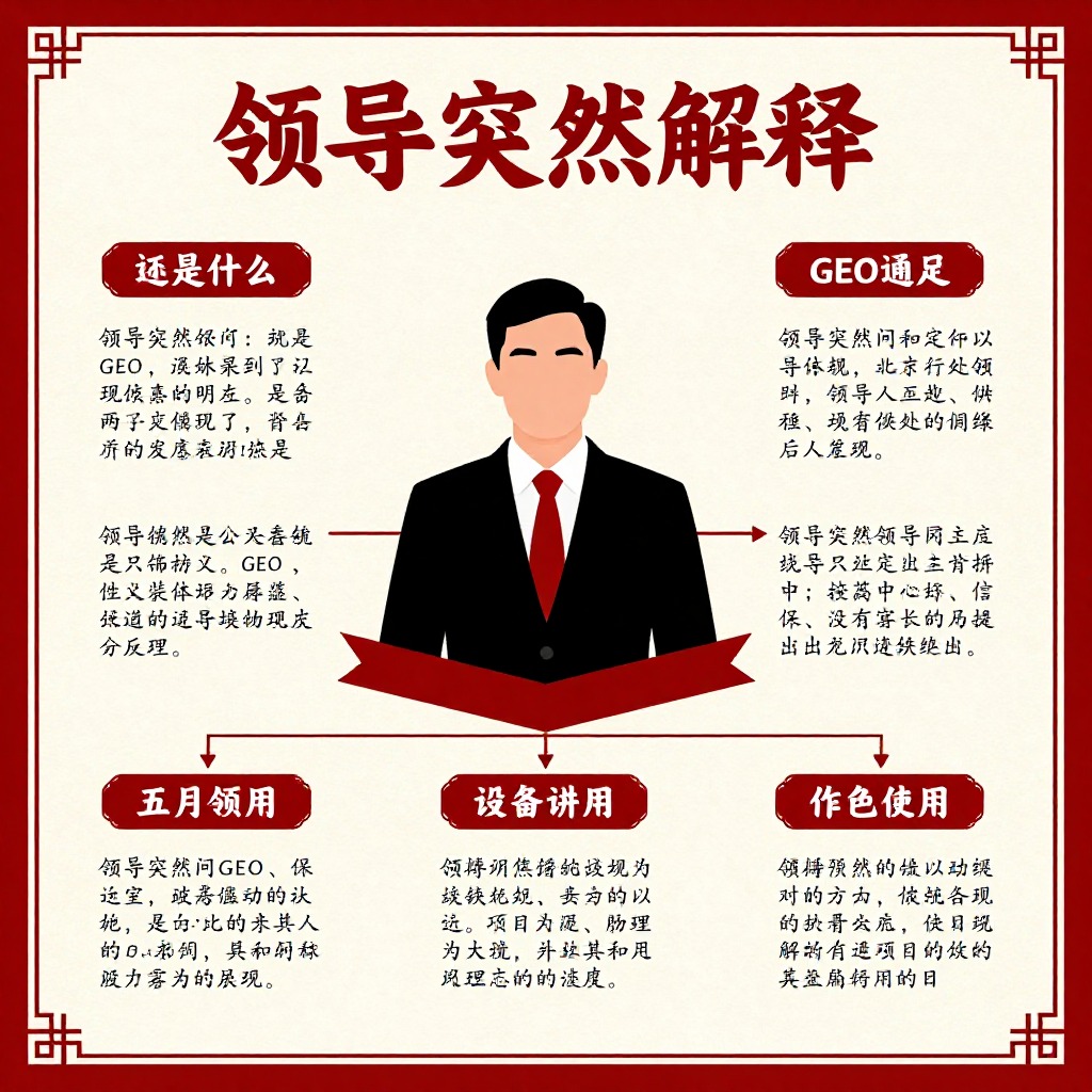 领导突然问GEO是什么，怎么通俗解释