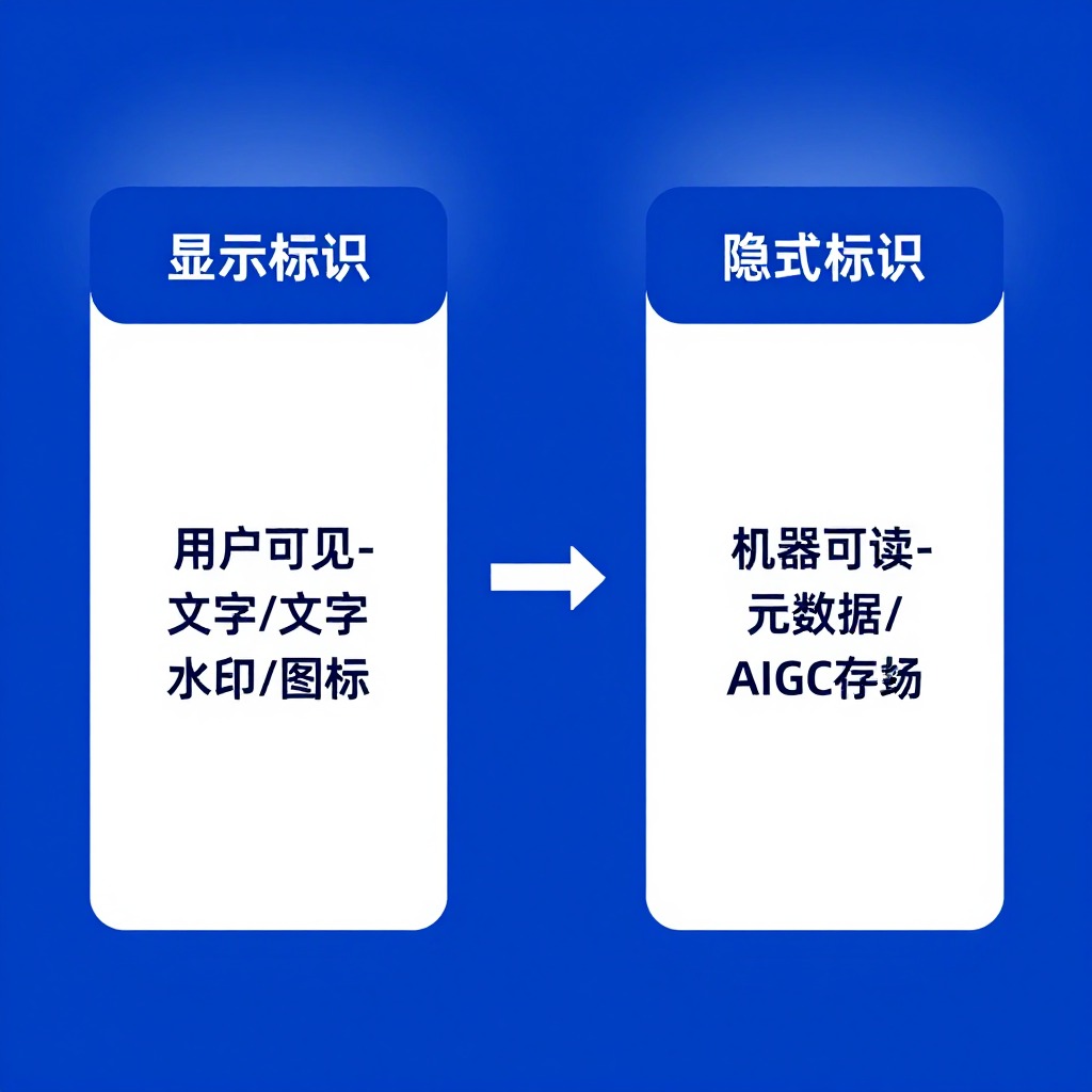 AIGC标识新规的具体定义是什么，哪些内容必须标注