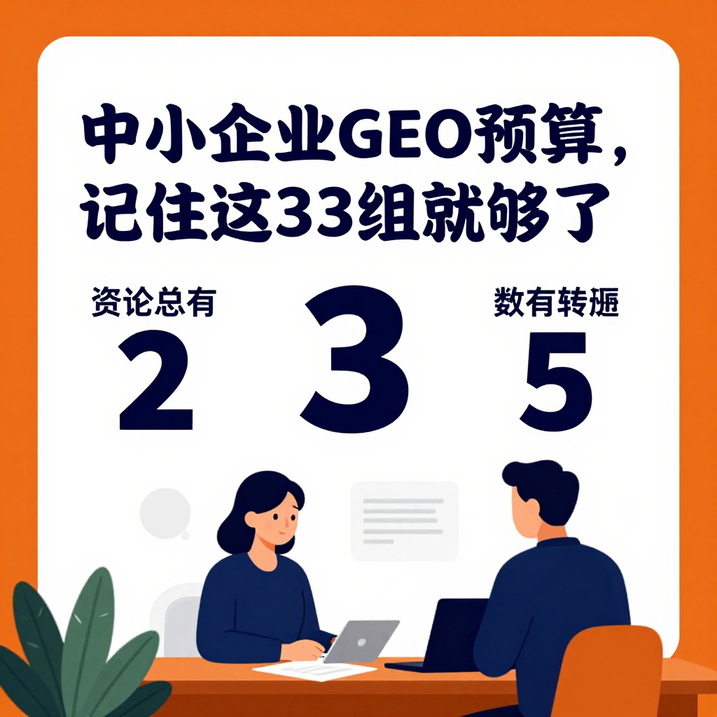 # 中小企业GEO优化预算怎么做分配流程