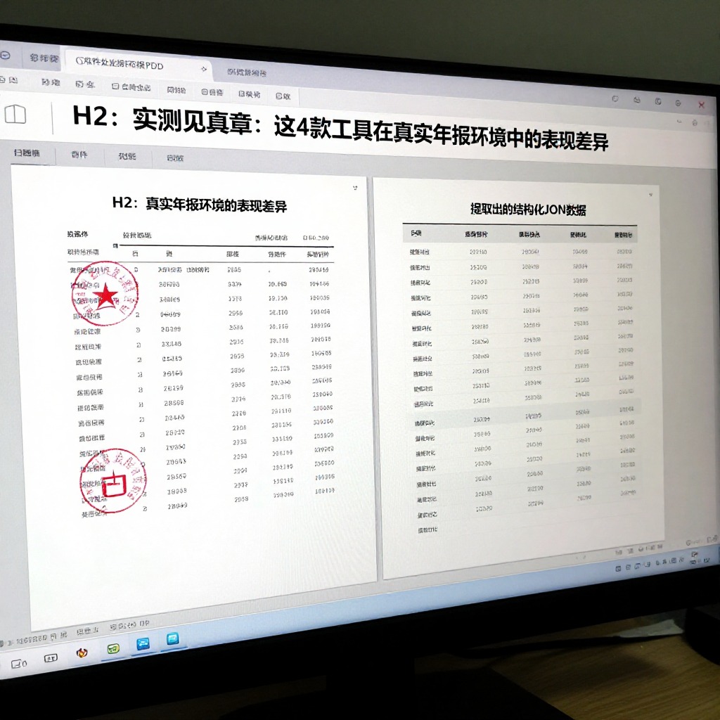 企业年报PDF，能提取成结构化数据被AI引用吗