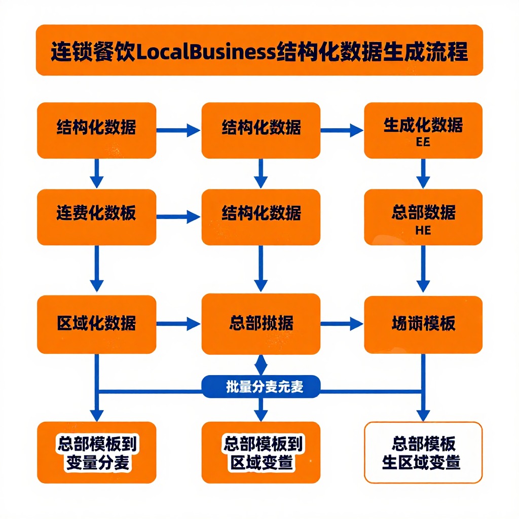 假如我是连锁餐饮品牌，几百家门店的LocalBusiness标记怎么批量管理