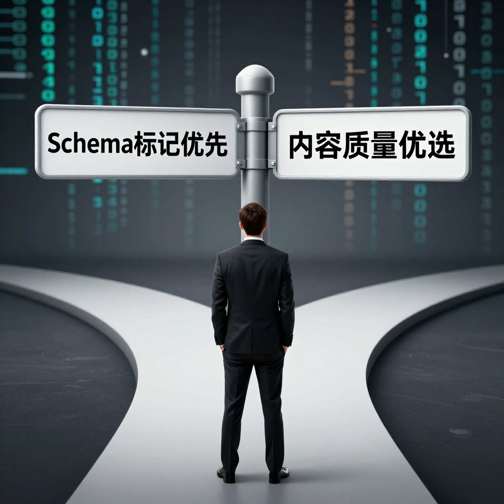 # 如果预算有限但想快速见效，Schema标记和内容质量哪个先投入