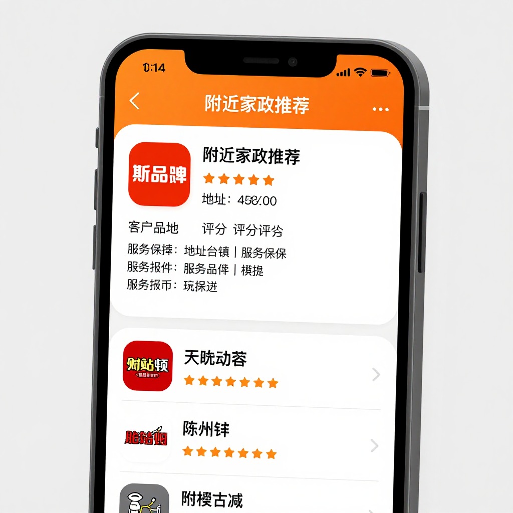 本地家政服务出现在AI搜索_附近推荐_的具体方法