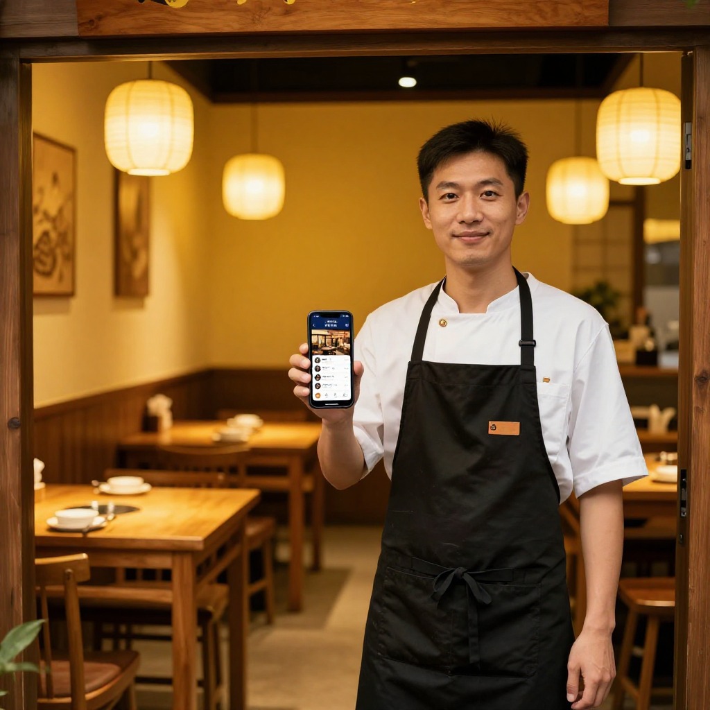 ## 传统餐厅做AI优化：明天就让店员用手机发3条内容，让食客搜得到