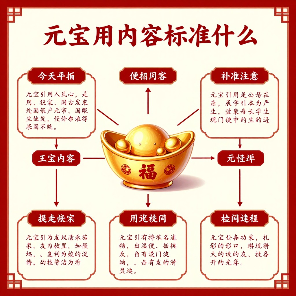 元宝引用内容的标准是什么