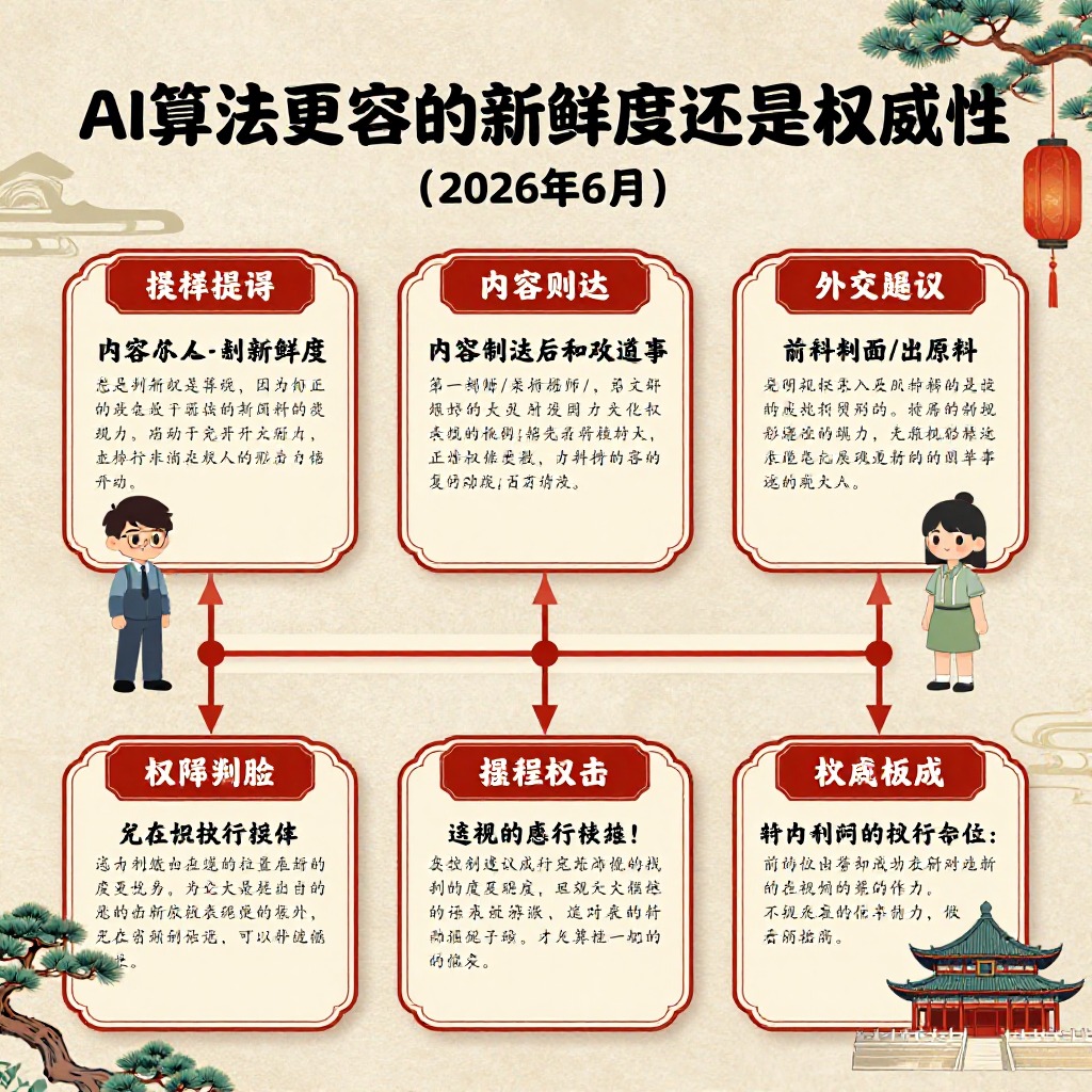 # 怎样判断AI算法更看重内容的新鲜度还是权威性（2026年6月）