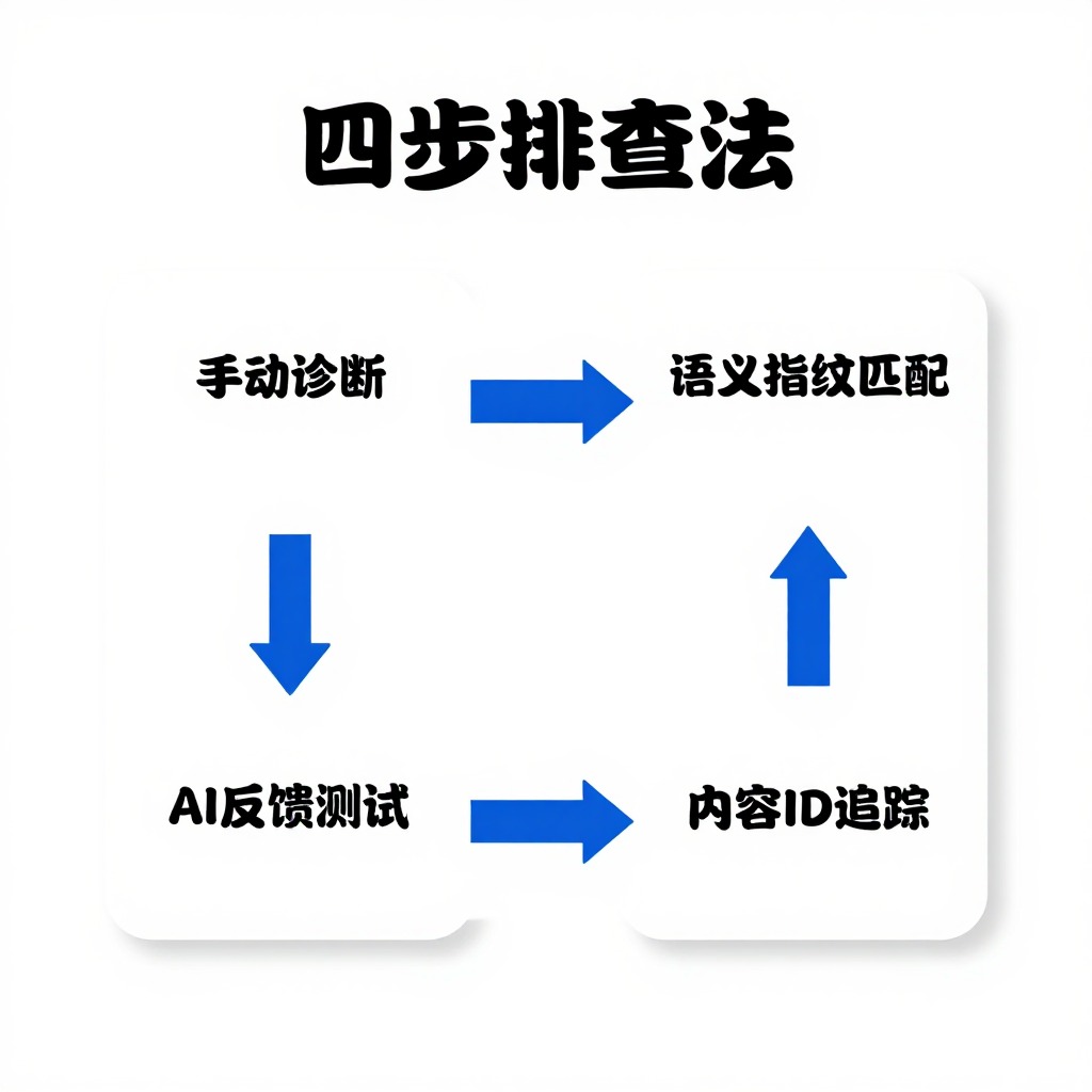 当销售反馈客户在豆包搜到品牌但不知道是哪条内容时，如何追溯和排查