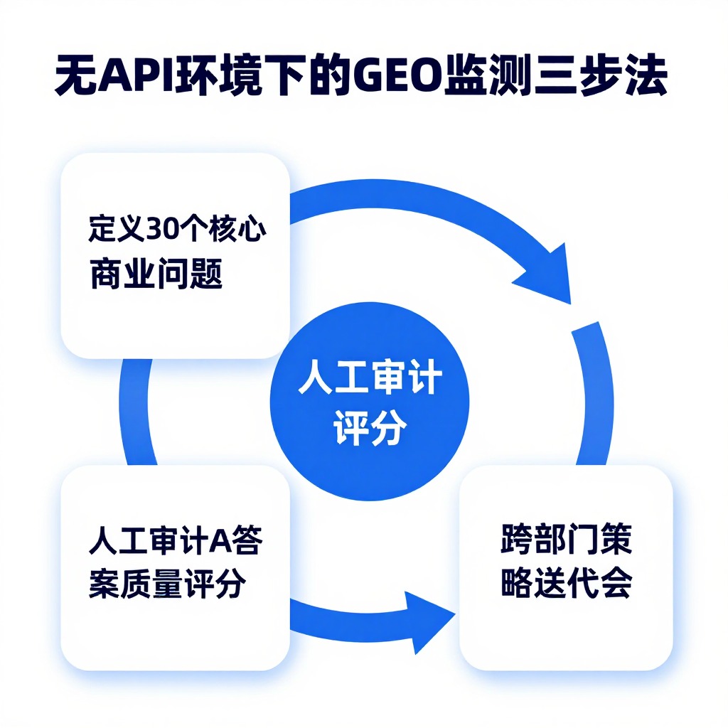 技术部门说无法接入API怎么手动监控AI搜索