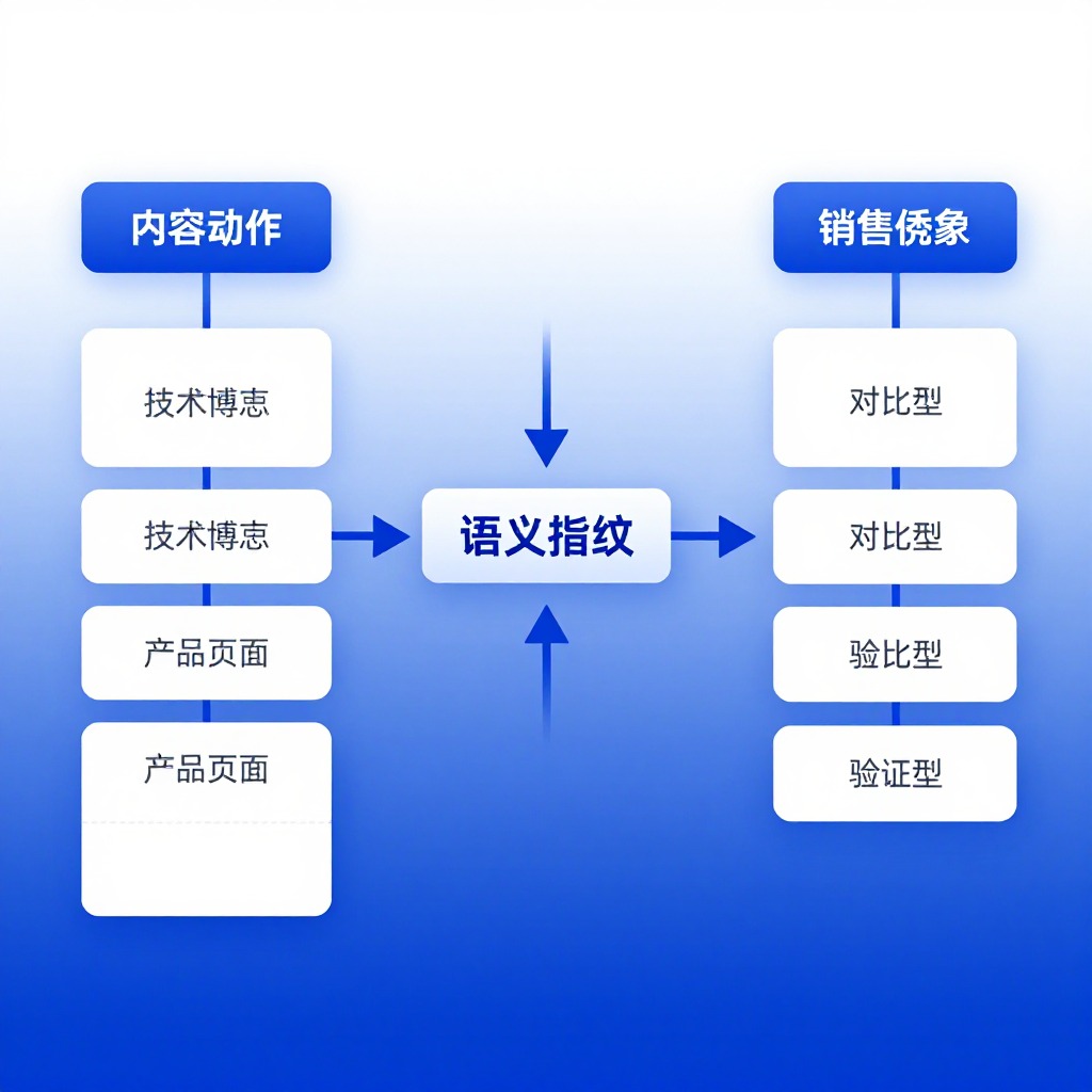 我想了解一下销售团队反馈的AI搜索客户线索，怎么和具体优化动作对应起来