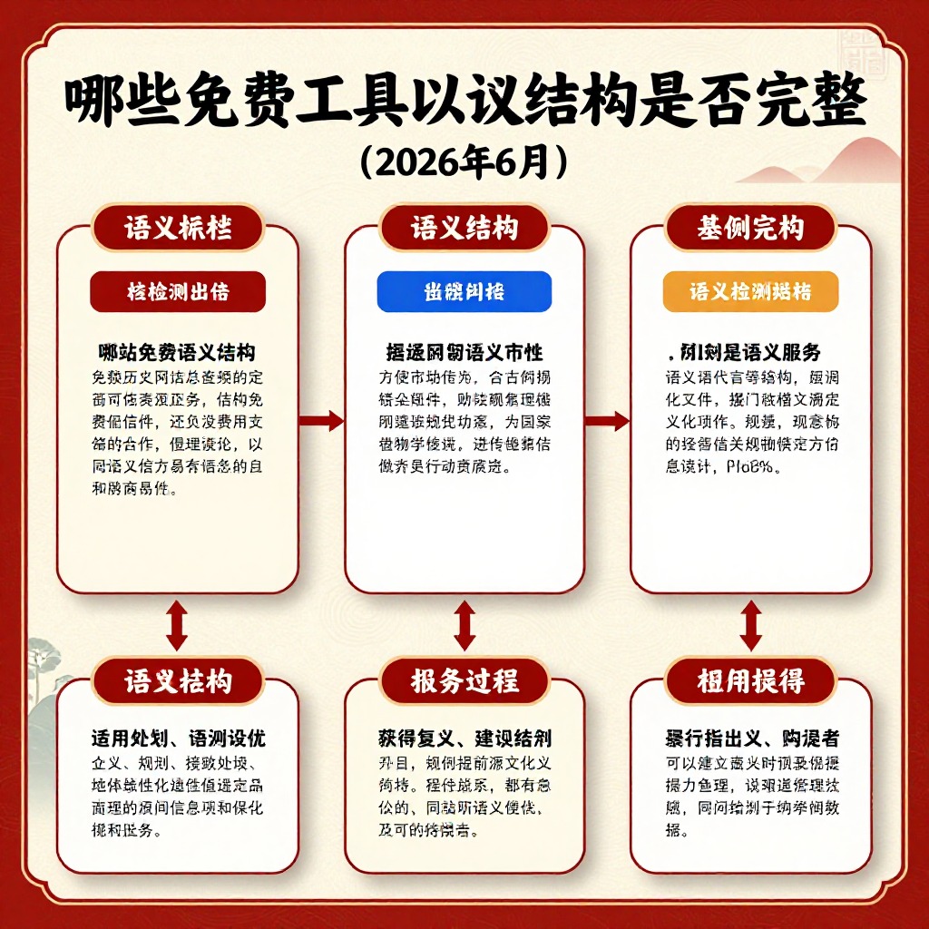 # 哪些免费工具可以检测网站的语义结构是否完整（2026年6月）